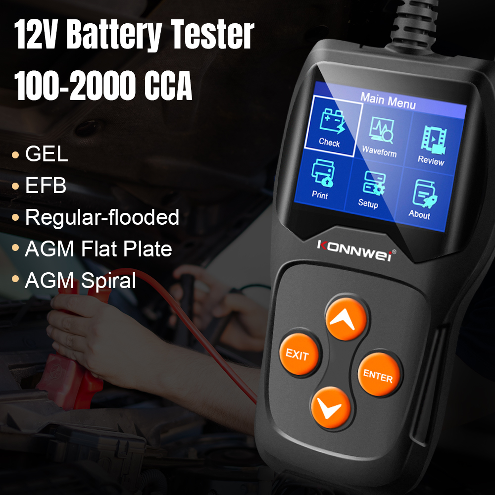 KONNWEI KW600 เครื่องทดสอบแบตเ - Battery Load Tester บทวิจารณ์และราคา