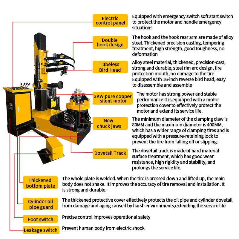 เครื่องเปลี่ยนยางรถบรรทุกไฟฟ้า - Auto Repair Shop บทวิจารณ์และราคา