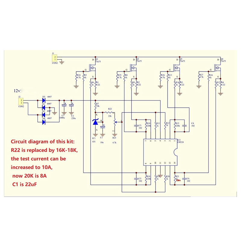 AC88-2X DIY ชุด 150W 10A แบตเต - Battery Load Tester บทวิจารณ์และราคา