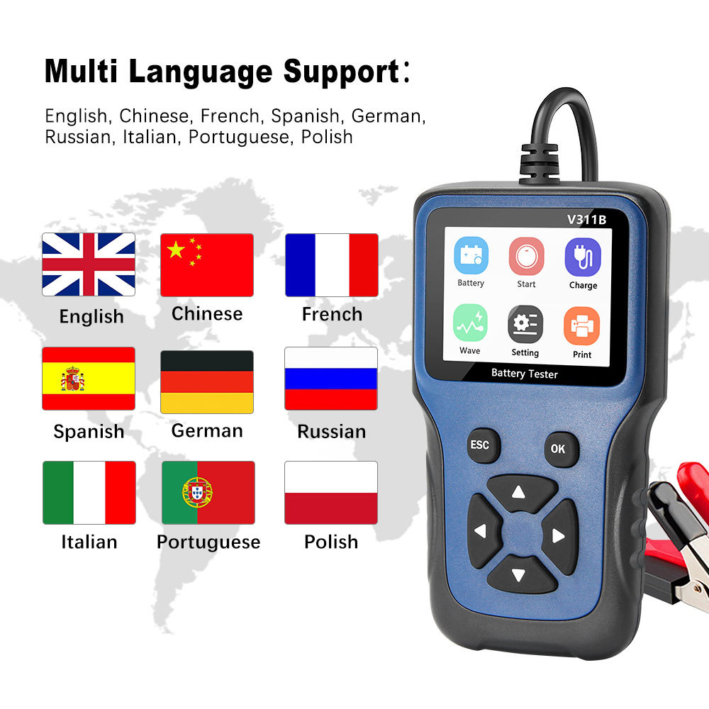 เครื่องทดสอบแบตเตอรี่รถยนต์แบบ - Battery Load Tester บทวิจารณ์และราคา