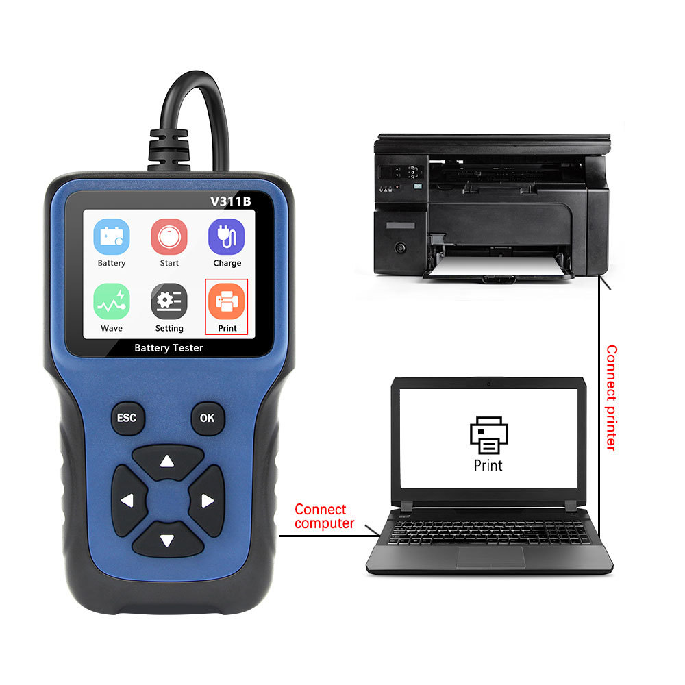 เครื่องทดสอบแบตเตอรี่รถยนต์แบบ - Battery Load Tester บทวิจารณ์และราคา