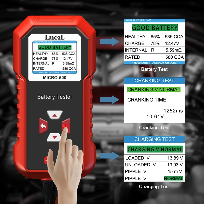 Lancol Micro 500 12V เครื่องทด - Battery Load Tester บทวิจารณ์และราคา