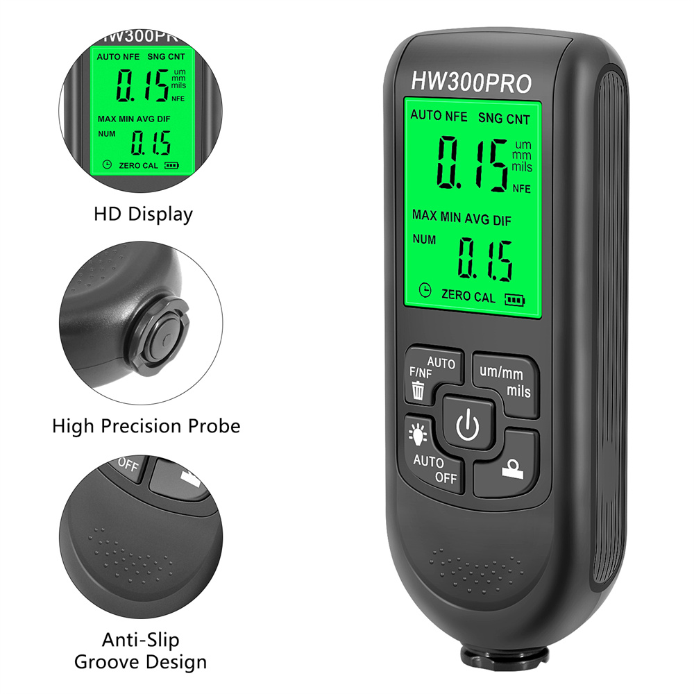 เครื่องวัดความหนาเคลือบ HW-300 - Paint Thickness Gauge บทวิจารณ์และราคา
